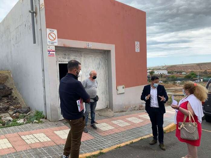 El alcalde Héctor Suárez visitó la zona/TA.